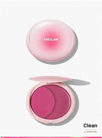 SHEGLAM Cheek 2 Cheek Blush Duo-Pitaya Fruit 5 Shades Cream Powder