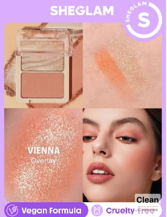 SHEGLAM Glam 101 Hybrid Highlighter &amp; Blush