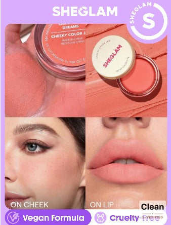 SHEGLAM Cheeky Color Jam-Carnation Dreams 6 Shades