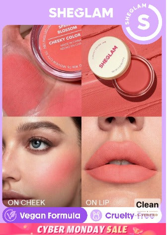 SHEGLAM Cheeky Color Jam-Spring Blossom 6 Shades